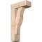 Ekena Millwork Funston Block Smooth Bracket w/ Offset Brace, Douglas Fir, 5 1/2"W x 14"D x 26"H BKT0604X14X26FST05SDF - alternate 1